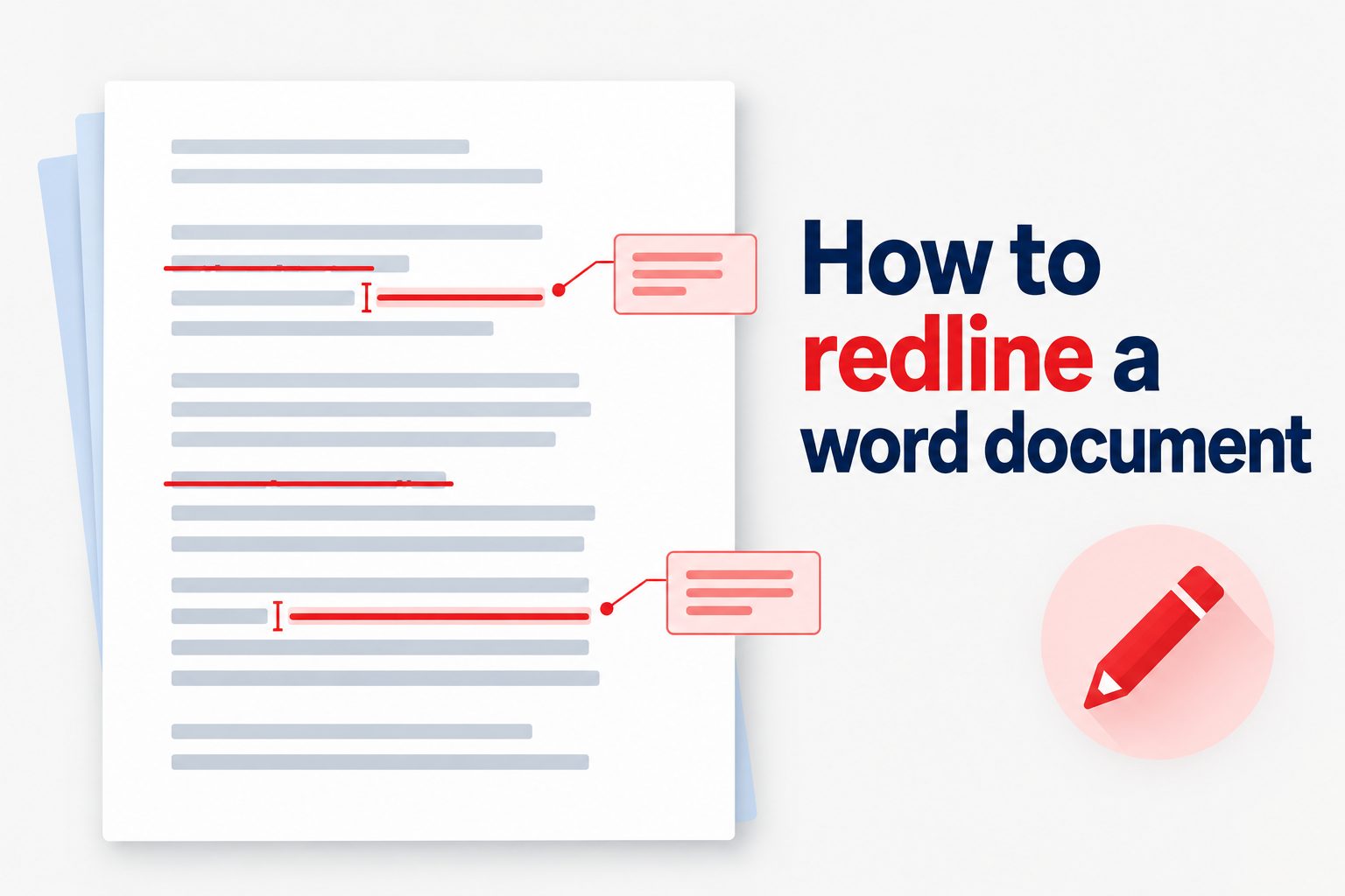 how-to-redline-a-word-document-e2577 Redlined Word document showing tracked edits and comments